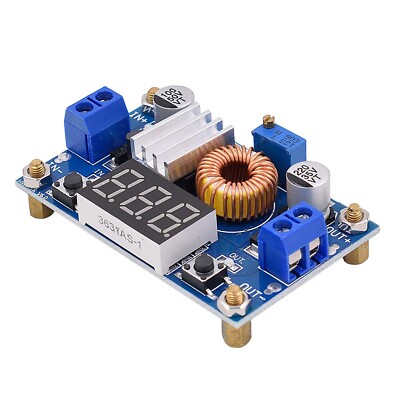 2pc DC-DC Buck Converter 5A 4-38V to 1.2-36V Step-Down Voltage Regulator