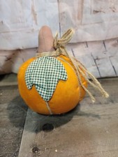 Mini Halloween Harvest fall decor pumpkin stuffed plush ornament
