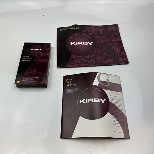 Kirby G5 Vacuum Cleaner Instruction Owners Manual Book Video Care Program