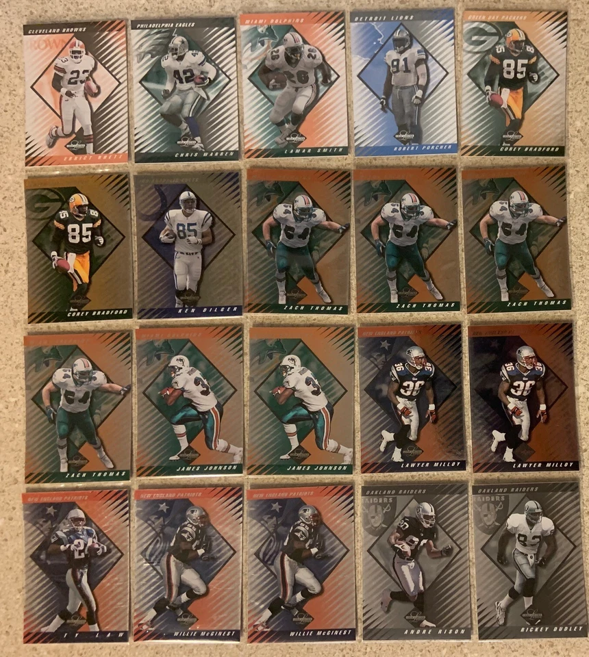 2000 Leaf Limited Football Base - Veterans and Rookies - Pick from list - Image 2 of 4