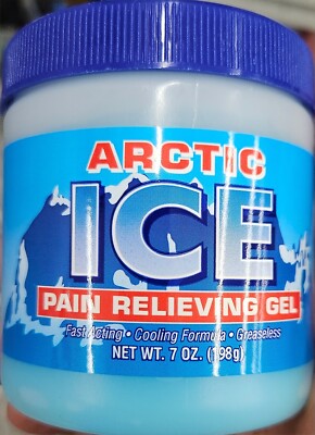 Artic Ice Pain Relieving Gel 2% Menthol Blue 7 Ounce