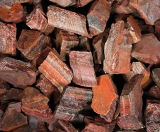 Red Tiger's Eye - Rough Rocks for Tumbling - Bulk Wholesale options