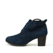 Marco Tozzi Damen Stiefelette Stiefel Blau Wildleder Komfort Stiefeletten EU 42