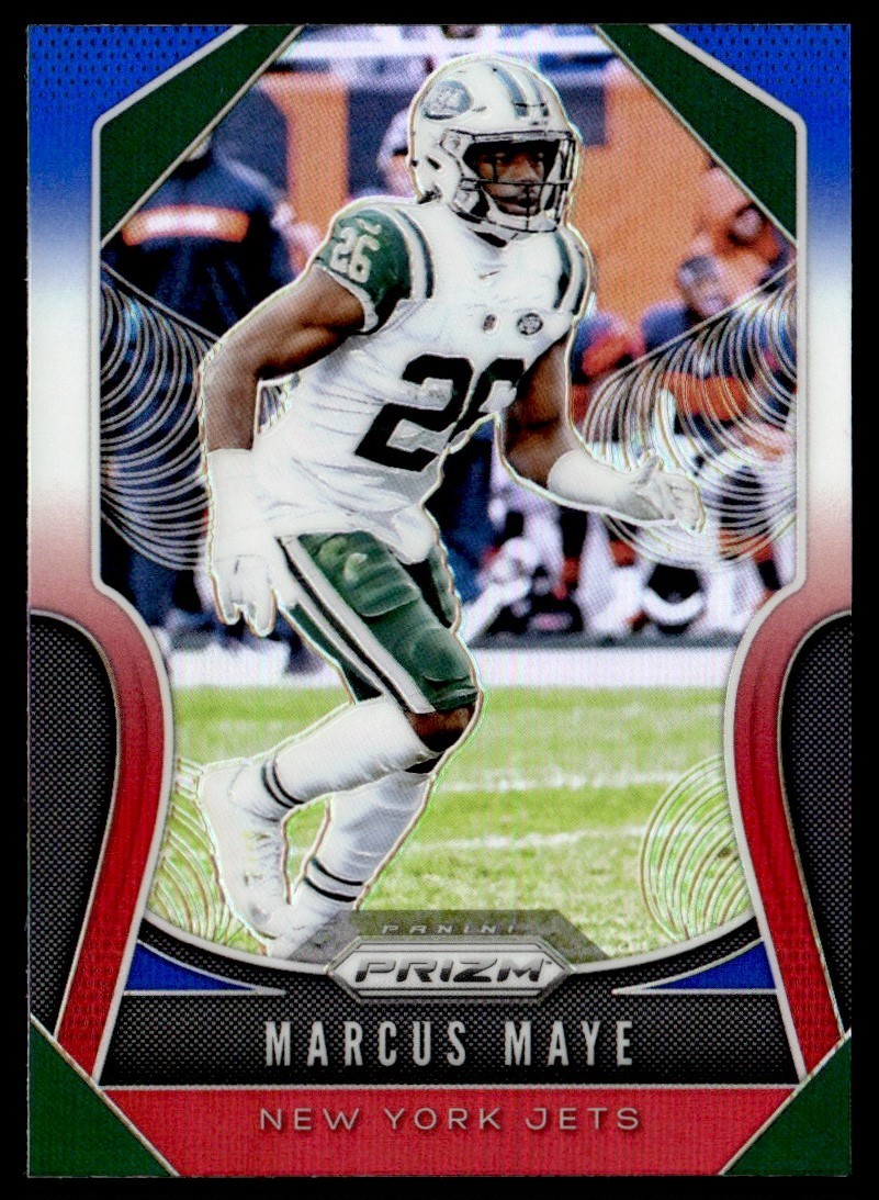 2019 Panini Prizm Red White & Blue Marcus Maye New York Jets #33