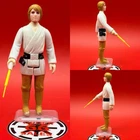 Star Wars BROWN HAIR FARMBOY LUKE SKYWALKER Vintage Figure •Original Lightsaber