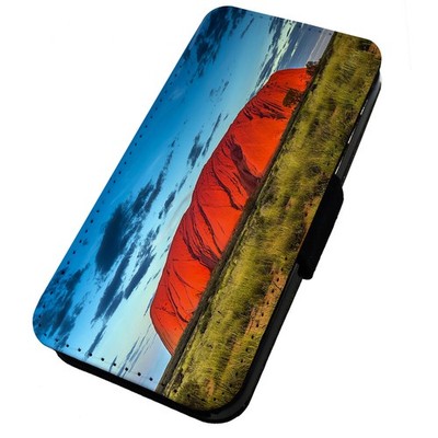Bedruckte Flip Handyhülle iPhone, Samsung & Huawei Uluru Australien