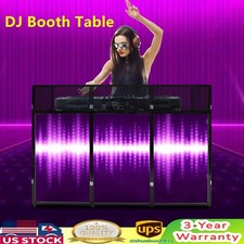 23 x73 DJ Booth Table Foldable DJ Stand Free Standing DJ Booth Stand 20kg max.