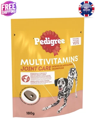 BRANDED Multivitamins Joint Care 180 Soft Chew Supplements for Dogs 6 x 180g with