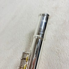YAMAHA YFL-412 Flute Silver925 E Mechanism Excellent Condition Used With Case
