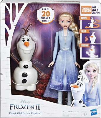 Disney Frozen ELSA Puppe mit Fernbedienung Olaf spricht und tanzt 2 Figuren ab 3