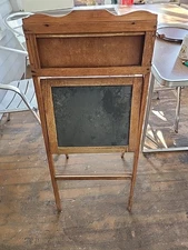 Vintage 1940s Childs Slate Chalkboard Foldup In Good Condition