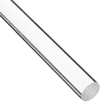Lucite Rod - 'W x 24'L Acrylic Dowel - DIY Projects & Crafts - Durable Clear