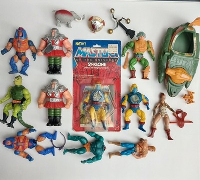 Motu 80s Lot New Cyclone and Others Vintage. Includes Weapons Read Description