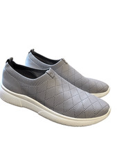 Anne Klein Gray Diamond IFlex Slip-On Aktina Shoes Sneaker Size 9M