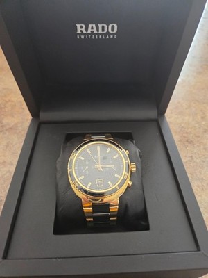 Rado D-Star 200 Automatic Chronograph Black Dial Ceramic/Steel Bracelet 200m