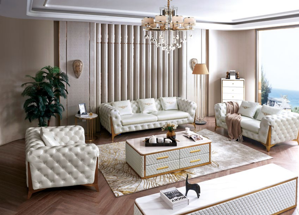 Italienische Luxus MöBel Wohnzimmer Sitz 3+2+1 Sofagarnitur MöBel Couch Sofa Neu-image