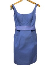 J CREW Dress Size 0 Cotton Hailey Hydrangea Blue Bridesmaid Brunch Resort $215