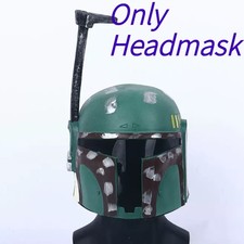 Cosplay Mask Boba Fett Green Headmask Adult Unisex Party Props
