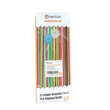 Mika3D 3Doodler 3D Pen Filament Refills: 32 Colors, 160 Strands, 0.3m Each