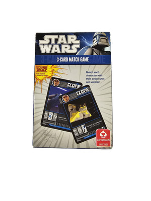 Star Wars Clone Wars 3-Card Match Game Cartamundi Kartenspiel 2011 Sehr Gut