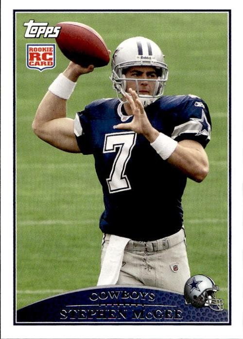 Stephen McGee 2009 Topps #432 Dallas Cowboys