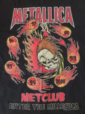 Metallica Met Club Fan Club Loyal Member Shirt 2k 2000 Size Large