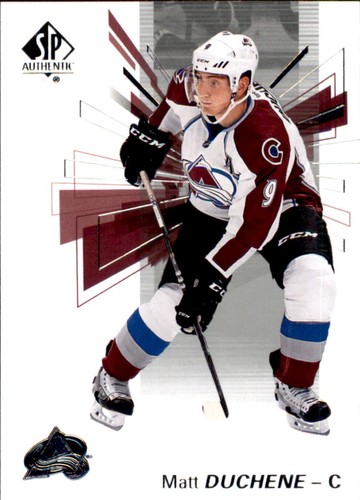 2016 SP Authentic Matt Duchene #9 card