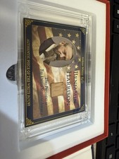 2025 A Word From POTUS -  Benjamin Harrison White House Wood Relic /76 RARE!