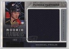 2008-09 Upper Deck Rookie Playmakers Jerseys 63/100 Michael Frolik #RP-FR 0r6j