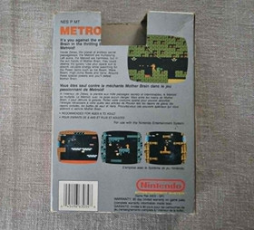 Metroid - Nintendo NES - FAH - complet bon &eacute;tat version fran&ccedil;aise et hol