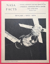 PROJECT SKYLAB 1973 - 1974 ORIGINAL KSC NASA FACTS PUBLICATION