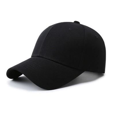 NPQQUAN Baseball Cap Structured Front Panels Golf Dad Trucker One Size, Black 