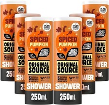 Original Source Spiced Pumpkin Shower Gel, 6 x 250ml, Vegan & Paraben-Free 7.19 per litre