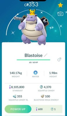 Shiny Pikachu Visor Blastoise Go Fest Registered Only