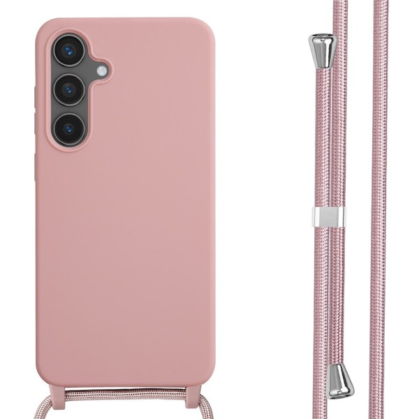 Imoshion SilikonhüLle Mit Band Samsung Galaxy S24 Fe - Sand Pink-image