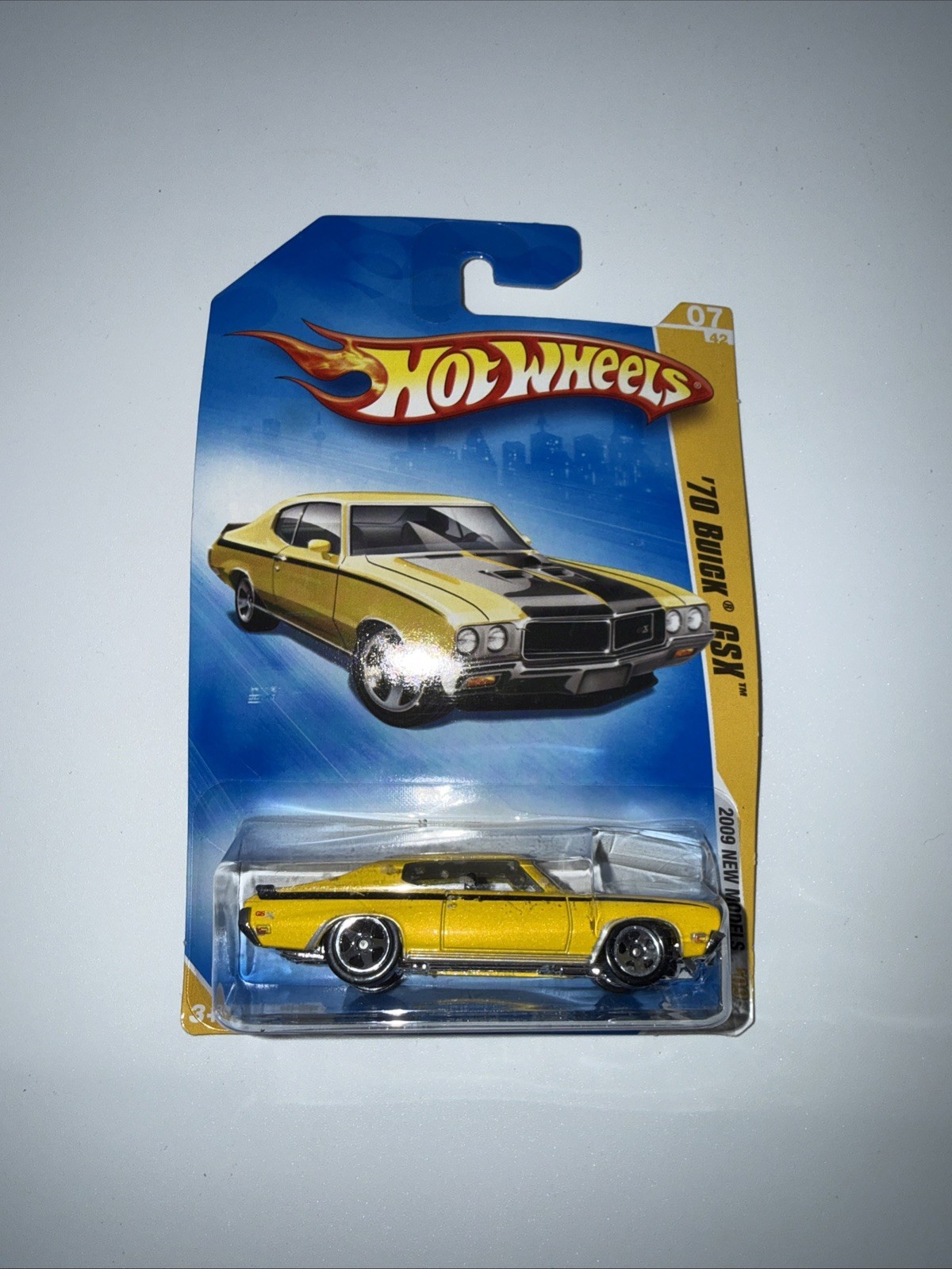 2009 Hot Wheels HW Premiere 7/42 '70 Buick GSX Yellow 7/166