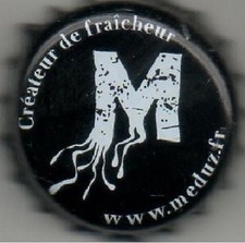 chapas de cerveza medusa