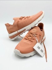 Image of GEOX Spherica Women's trainers Size 4 - Coral Orange Knit - Breathable. Run new