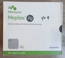 Mepilex AG Silicone Foam Dressing 4x4 Inch 5 Count