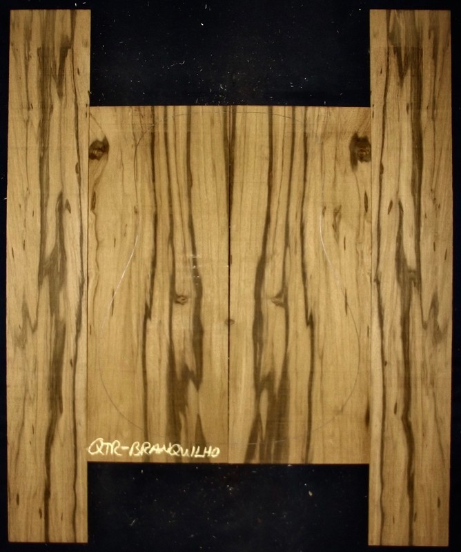 Guitar Luthier Tonewood BRAZILIAN BRANQUILHO Acoustic backs sides SET back side