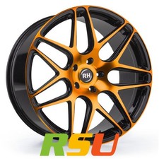 RH Alurad RB11 color polished - orange 9x20" ET55 LK5 112 ML 72.6 Alufelgen 2... RH Alurad RB11 color polished - orange 9x20" ET55 LK5 112 ML 72.6 Alufelgen 2...