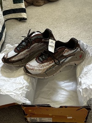 REEBOK JURASSIC WORLD ZIG KINETICA 2.5 STARK GREY GRIZZLY BROWN HQ6263 sz 10