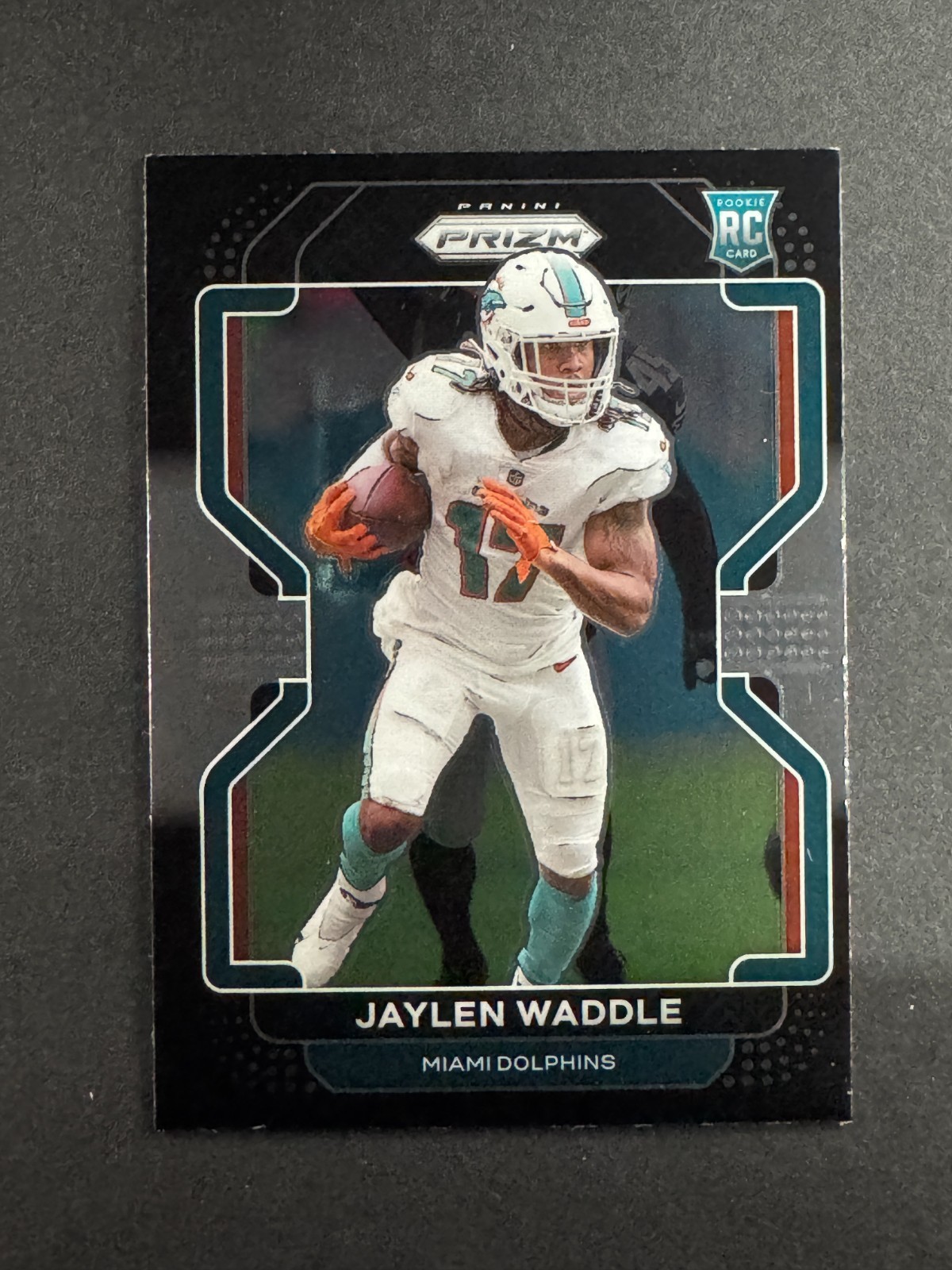 Jaylen Waddle 2021 Panini Chronicles Prizm Black Rookie #PB-10