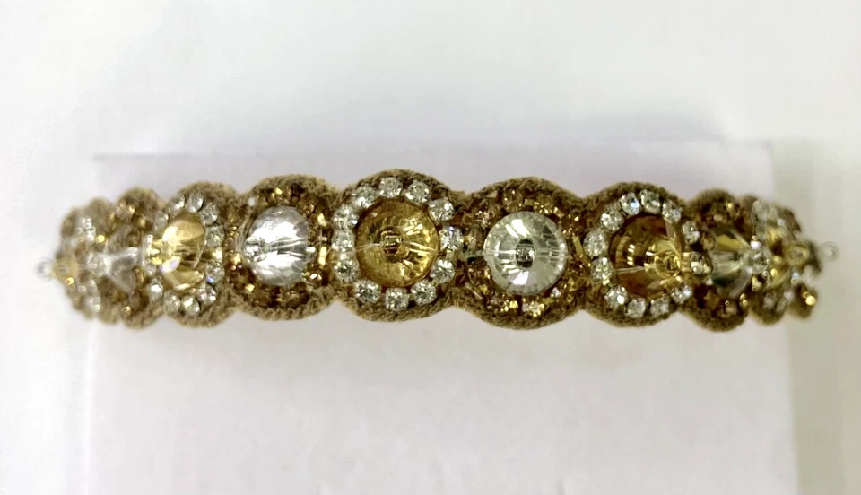 HSN Deepa By Deepa Gurnani Gold Color Mallorie Large Stone Bracelet - Image 2 of 4