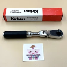Koken 3726Z Ratchet Handle 3/8" Drive Z-EAL 178mm Flexible Japan Tool