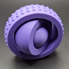 EDC Fidget Toy – Fidget Gyro Textured Spinner, Customizable Stress Relief Tool