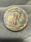 1945 Walking Liberty Silver Half Dollar Gem BU- UNC  PQ Original Beauty ✨ Toned