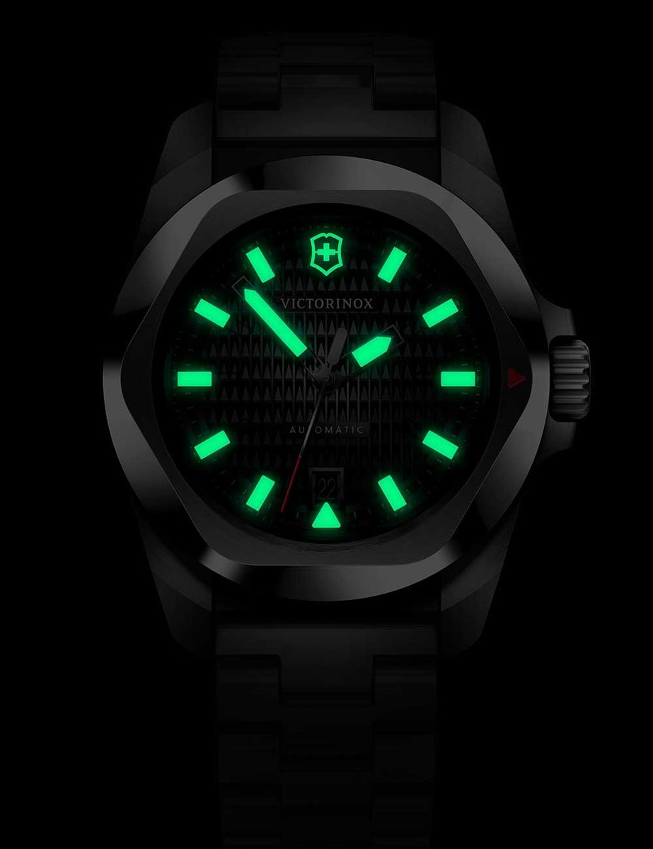 VICTORINOX I.N.O.X. 242019 Black Automatic Men's Watch for sale