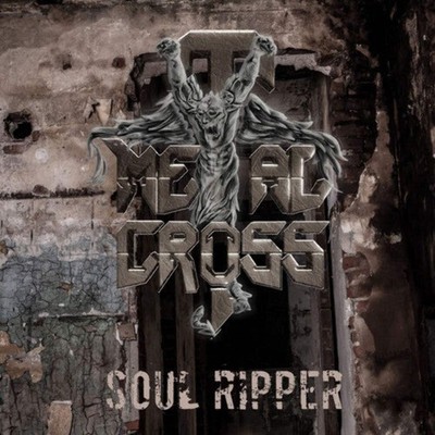 Metal Cross - Soul Ripper (grey & Black) - Vinyl Record