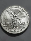 1991 Libertad Type 2 Silver Onza 1 oz .999 Silver Small Font OnZa